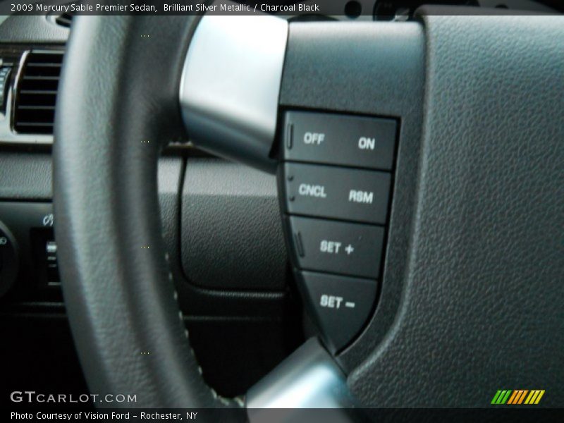 Brilliant Silver Metallic / Charcoal Black 2009 Mercury Sable Premier Sedan