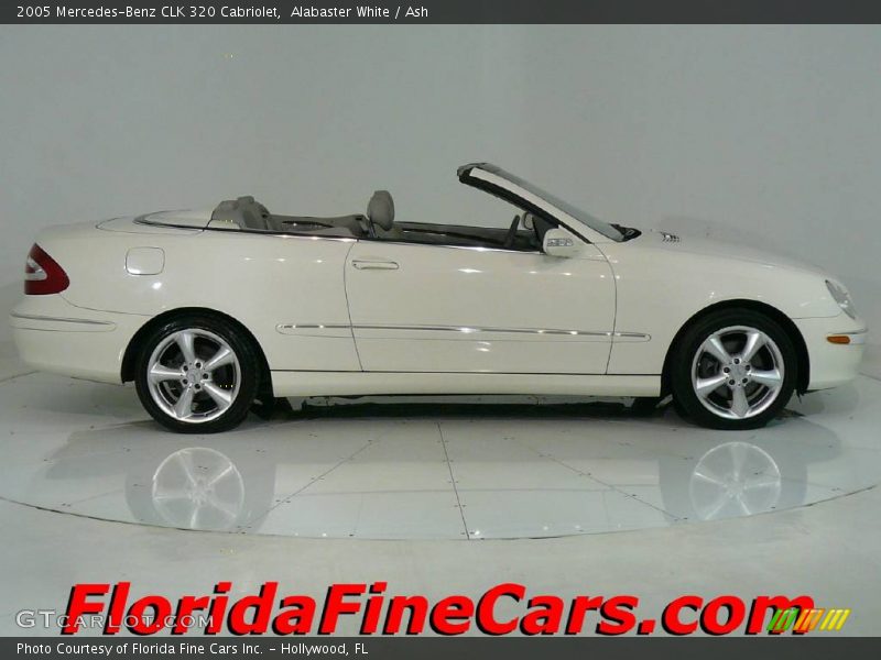 Alabaster White / Ash 2005 Mercedes-Benz CLK 320 Cabriolet