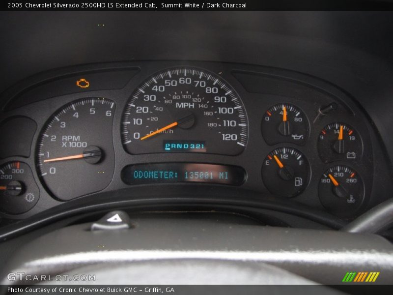  2005 Silverado 2500HD LS Extended Cab LS Extended Cab Gauges