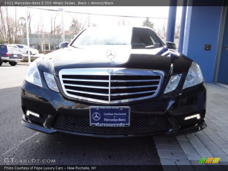 Black / Almond/Black 2011 Mercedes-Benz E 350 4Matic Sedan