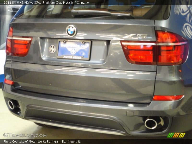 Platinum Gray Metallic / Cinnamon 2011 BMW X5 xDrive 35d