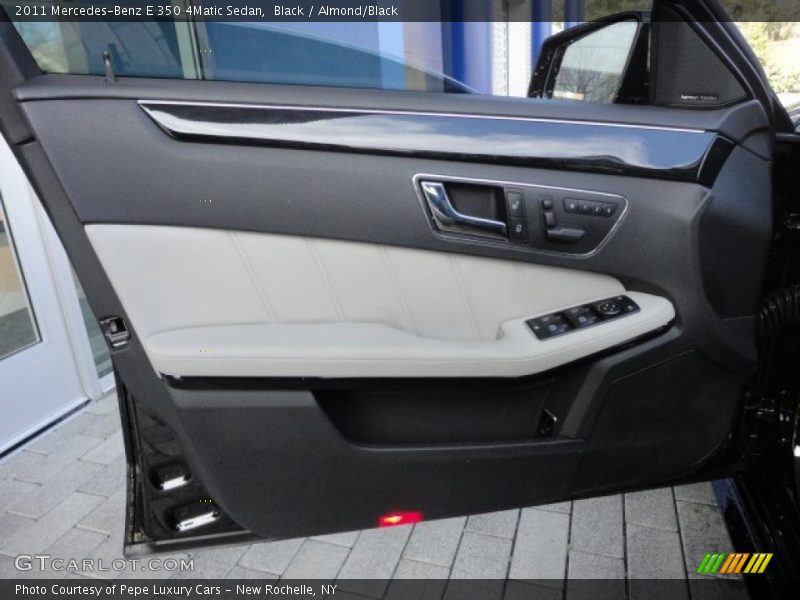 Black / Almond/Black 2011 Mercedes-Benz E 350 4Matic Sedan