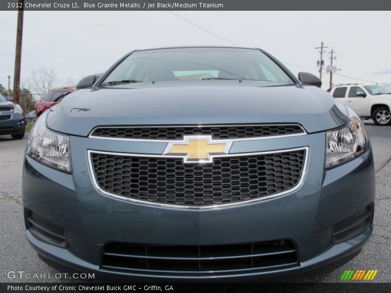 Blue Granite Metallic / Jet Black/Medium Titanium 2012 Chevrolet Cruze LS