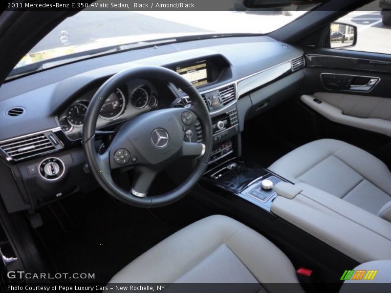 Black / Almond/Black 2011 Mercedes-Benz E 350 4Matic Sedan