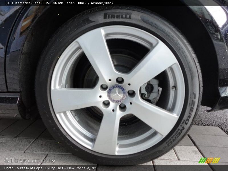 Black / Almond/Black 2011 Mercedes-Benz E 350 4Matic Sedan