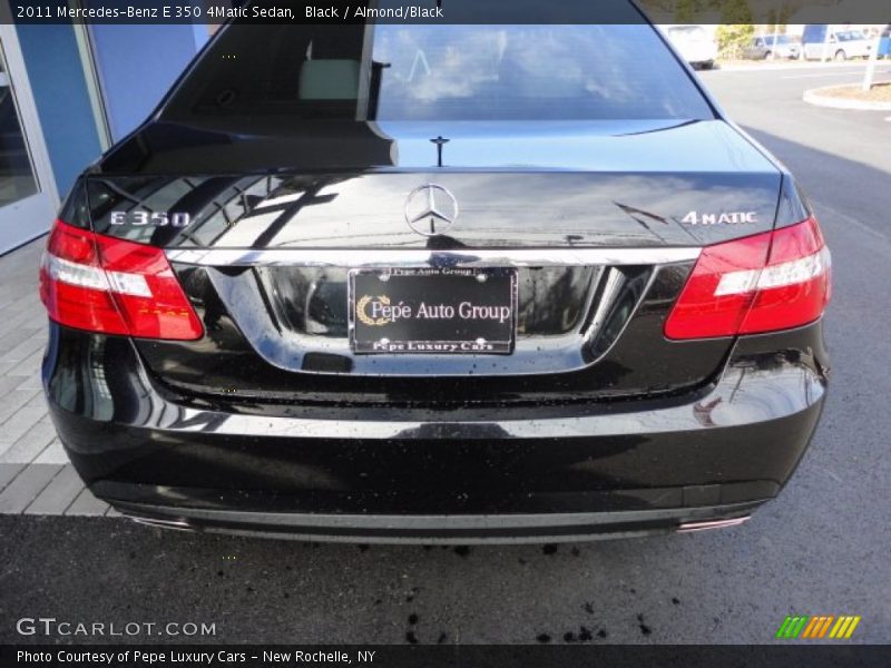 Black / Almond/Black 2011 Mercedes-Benz E 350 4Matic Sedan