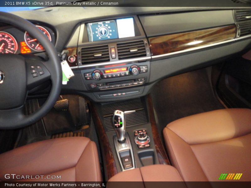 Platinum Gray Metallic / Cinnamon 2011 BMW X5 xDrive 35d