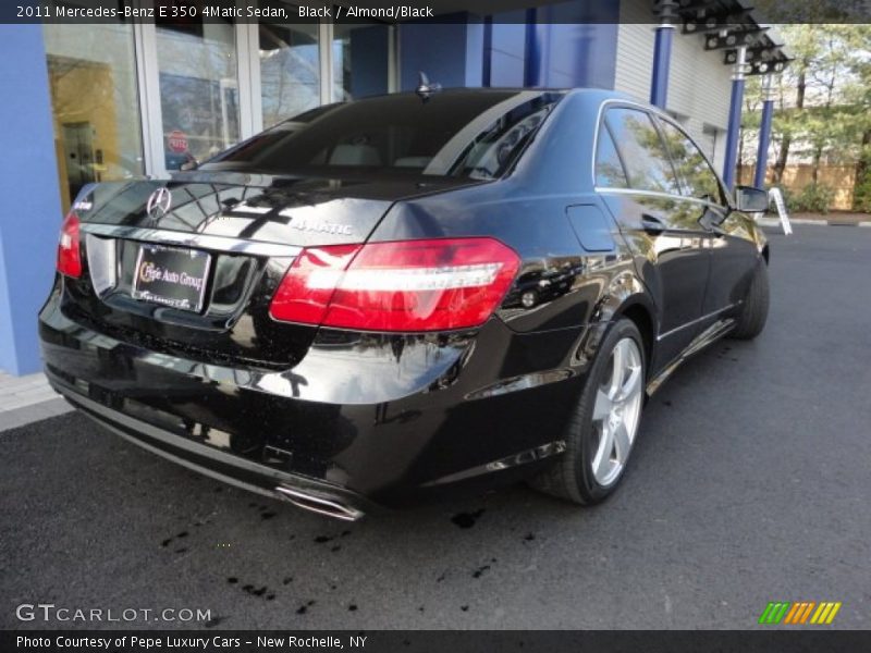 Black / Almond/Black 2011 Mercedes-Benz E 350 4Matic Sedan