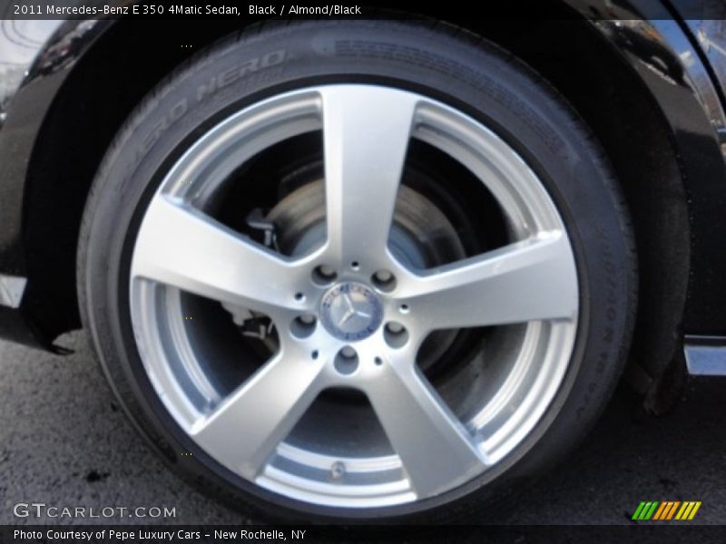 Black / Almond/Black 2011 Mercedes-Benz E 350 4Matic Sedan