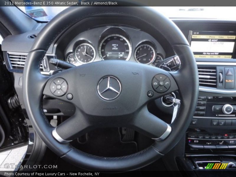 Black / Almond/Black 2011 Mercedes-Benz E 350 4Matic Sedan