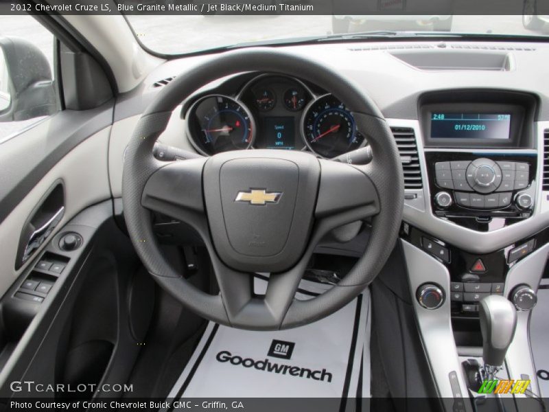 Blue Granite Metallic / Jet Black/Medium Titanium 2012 Chevrolet Cruze LS