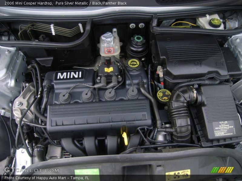 Pure Silver Metallic / Black/Panther Black 2006 Mini Cooper Hardtop