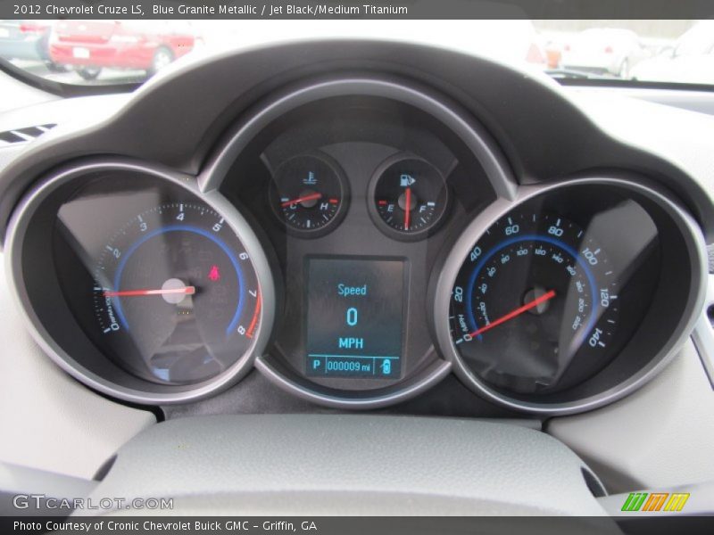 Blue Granite Metallic / Jet Black/Medium Titanium 2012 Chevrolet Cruze LS