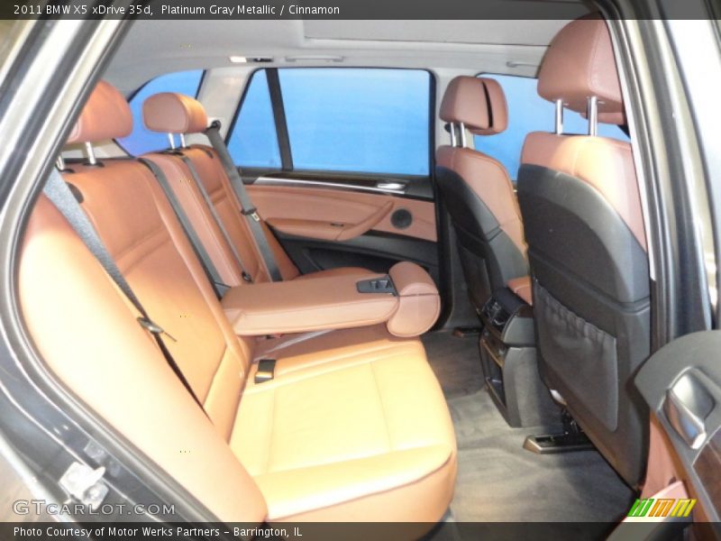 Platinum Gray Metallic / Cinnamon 2011 BMW X5 xDrive 35d