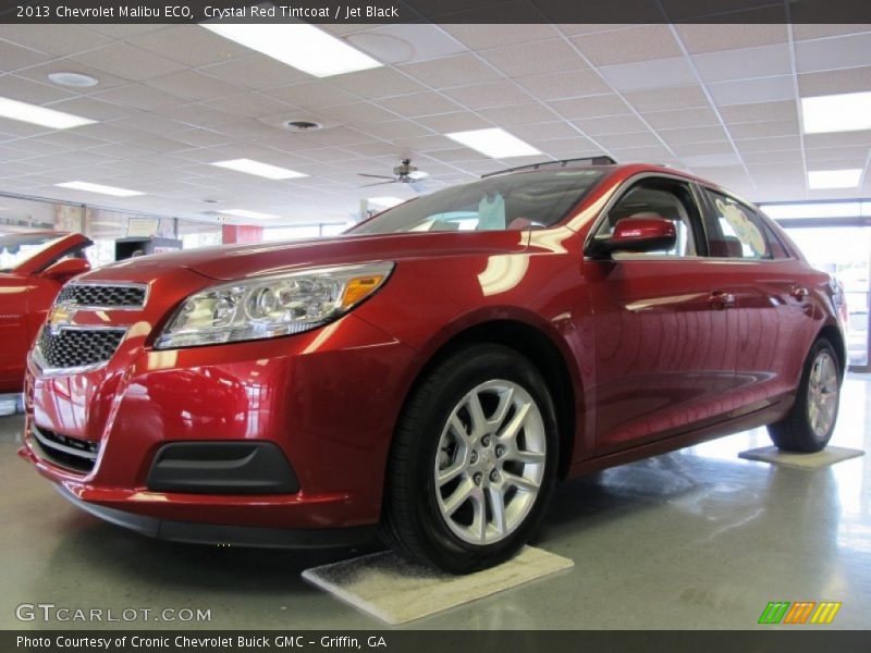 Crystal Red Tintcoat / Jet Black 2013 Chevrolet Malibu ECO