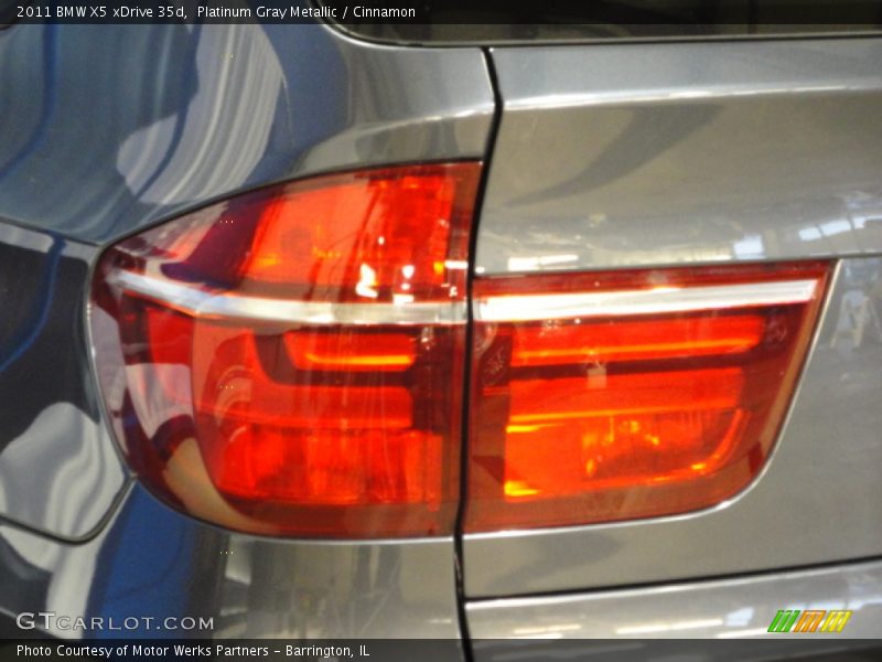 Platinum Gray Metallic / Cinnamon 2011 BMW X5 xDrive 35d