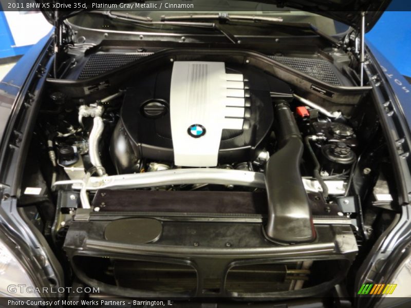 Platinum Gray Metallic / Cinnamon 2011 BMW X5 xDrive 35d