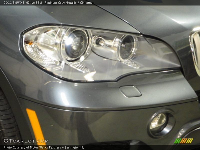 Platinum Gray Metallic / Cinnamon 2011 BMW X5 xDrive 35d