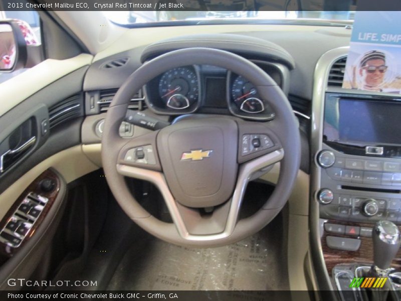 Crystal Red Tintcoat / Jet Black 2013 Chevrolet Malibu ECO