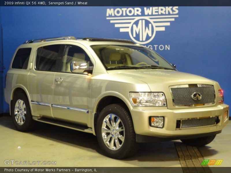 Serengeti Sand / Wheat 2009 Infiniti QX 56 4WD