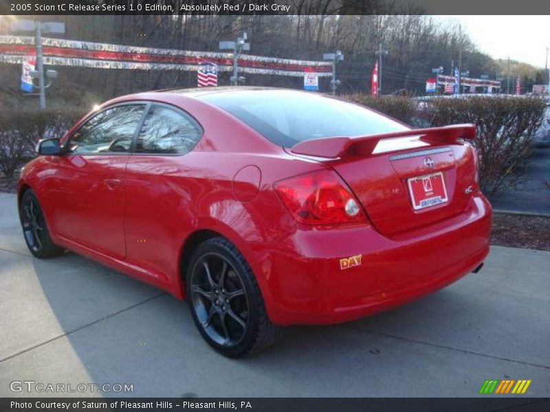 Absolutely Red / Dark Gray 2005 Scion tC Release Series 1.0 Edition