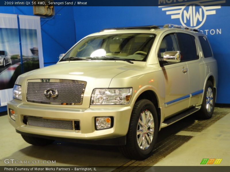 Serengeti Sand / Wheat 2009 Infiniti QX 56 4WD