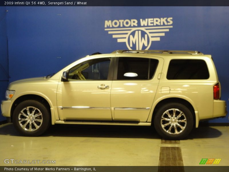 Serengeti Sand / Wheat 2009 Infiniti QX 56 4WD