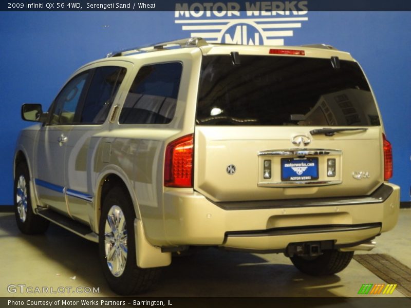 Serengeti Sand / Wheat 2009 Infiniti QX 56 4WD