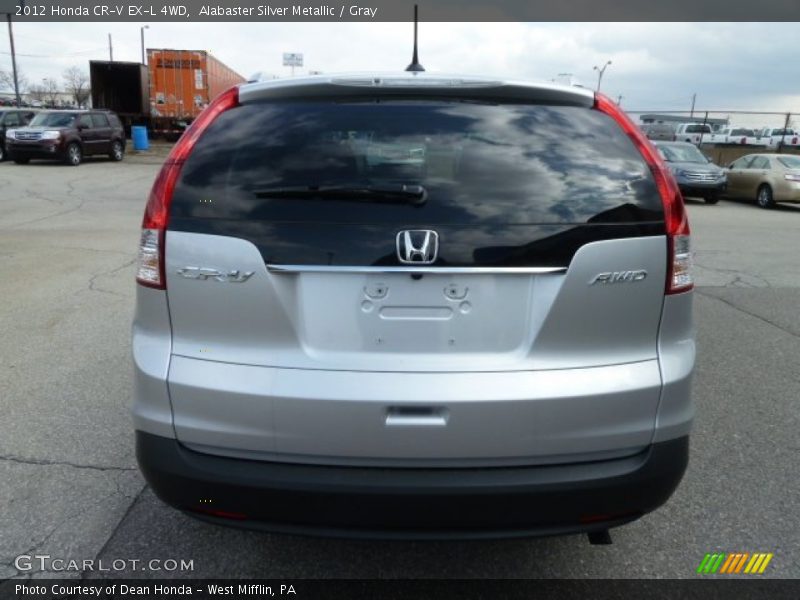 Alabaster Silver Metallic / Gray 2012 Honda CR-V EX-L 4WD