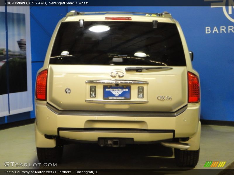 Serengeti Sand / Wheat 2009 Infiniti QX 56 4WD