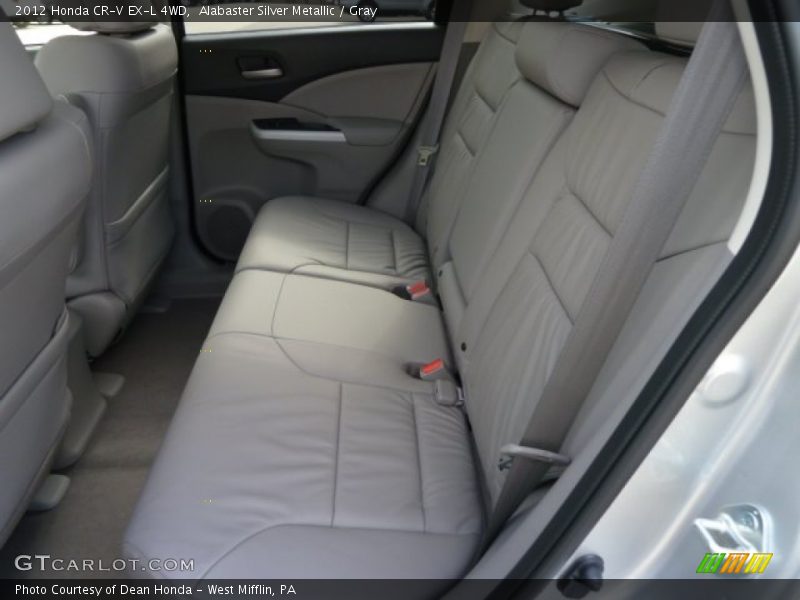 Alabaster Silver Metallic / Gray 2012 Honda CR-V EX-L 4WD