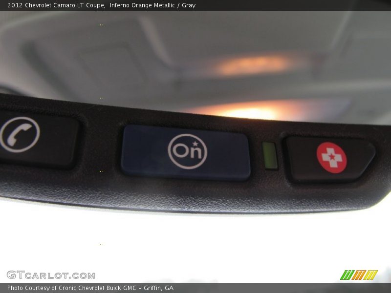 Inferno Orange Metallic / Gray 2012 Chevrolet Camaro LT Coupe