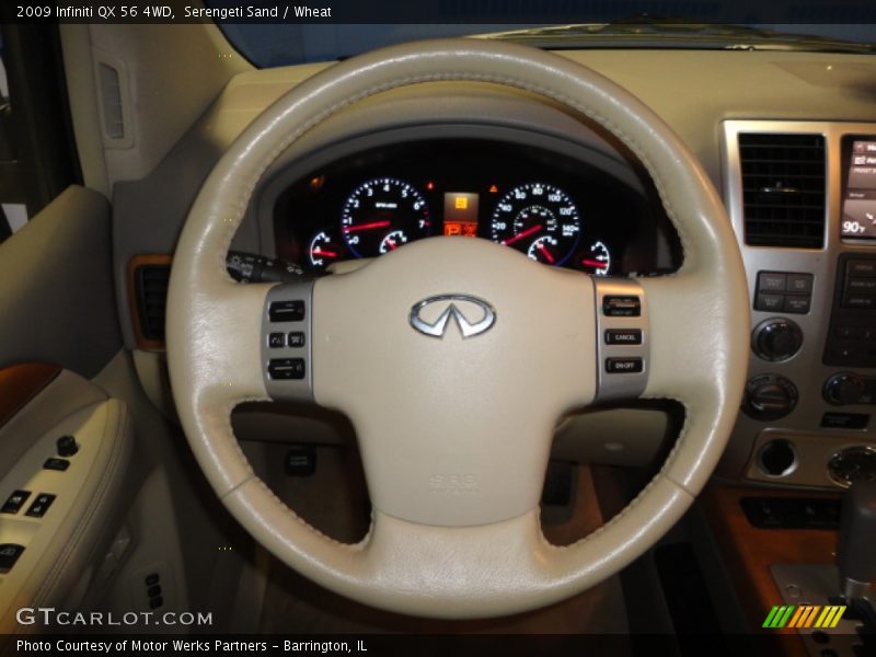 Serengeti Sand / Wheat 2009 Infiniti QX 56 4WD