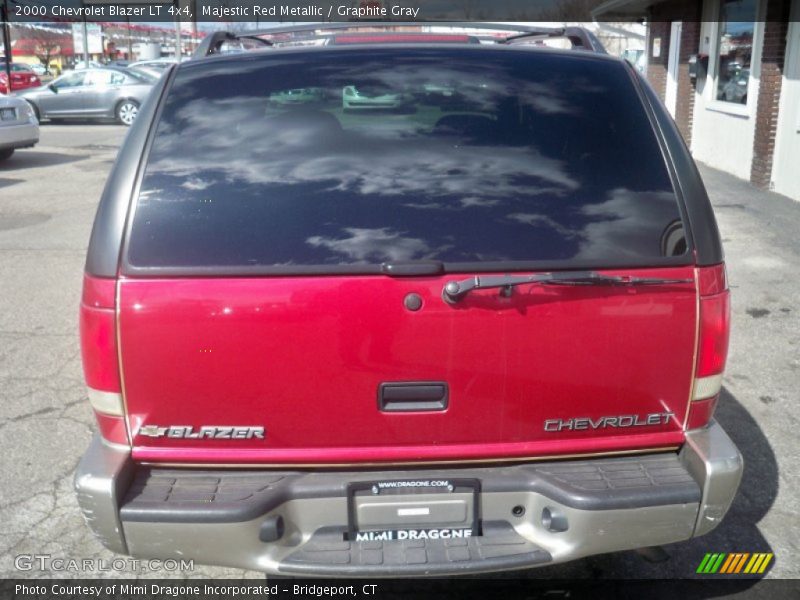 Majestic Red Metallic / Graphite Gray 2000 Chevrolet Blazer LT 4x4