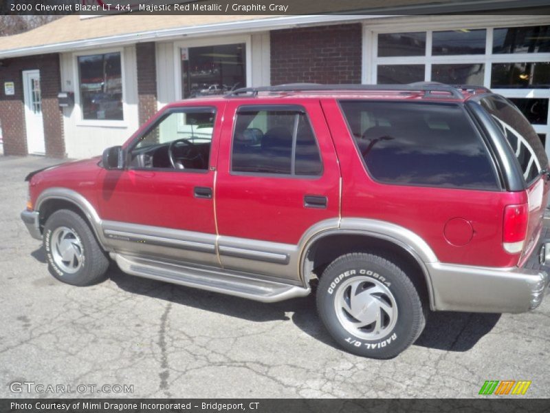 Majestic Red Metallic / Graphite Gray 2000 Chevrolet Blazer LT 4x4