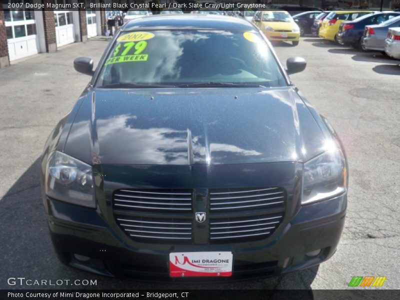 Brilliant Black Crystal Pearl / Dark Slate Gray/Light Graystone 2007 Dodge Magnum SXT