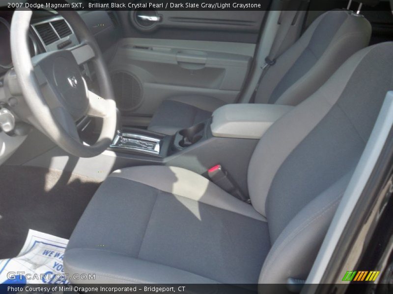 Brilliant Black Crystal Pearl / Dark Slate Gray/Light Graystone 2007 Dodge Magnum SXT