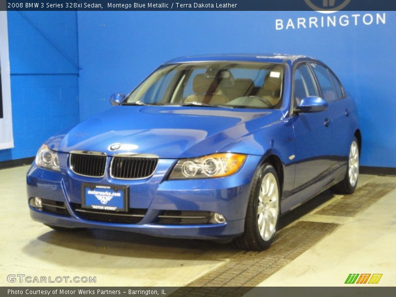 Montego Blue Metallic / Terra Dakota Leather 2008 BMW 3 Series 328xi Sedan