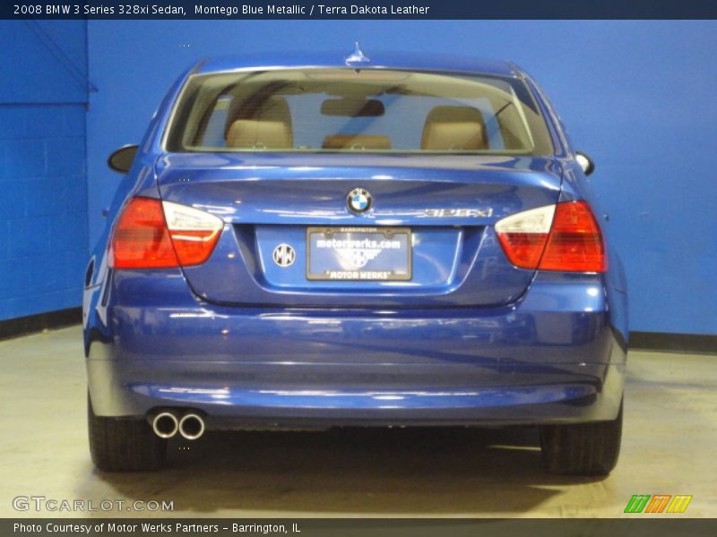 Montego Blue Metallic / Terra Dakota Leather 2008 BMW 3 Series 328xi Sedan