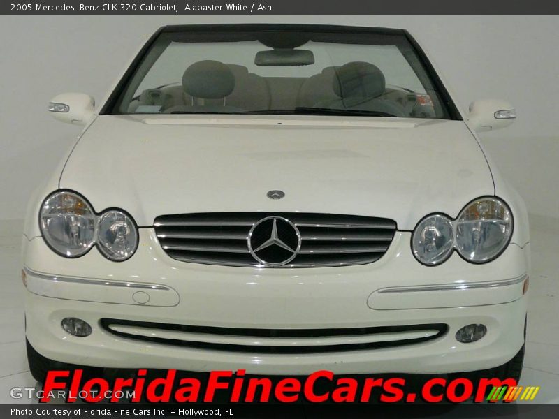 Alabaster White / Ash 2005 Mercedes-Benz CLK 320 Cabriolet