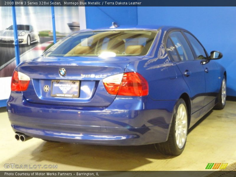 Montego Blue Metallic / Terra Dakota Leather 2008 BMW 3 Series 328xi Sedan