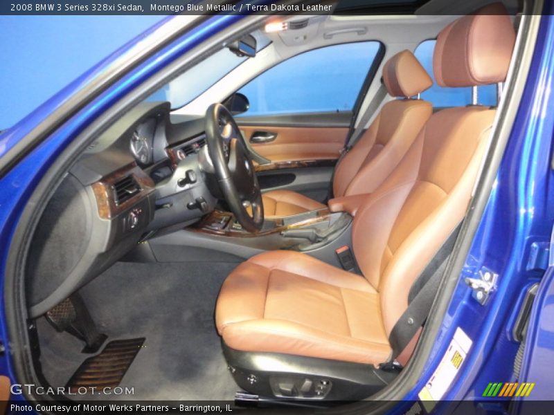 Montego Blue Metallic / Terra Dakota Leather 2008 BMW 3 Series 328xi Sedan