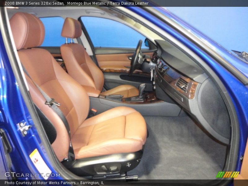 Montego Blue Metallic / Terra Dakota Leather 2008 BMW 3 Series 328xi Sedan