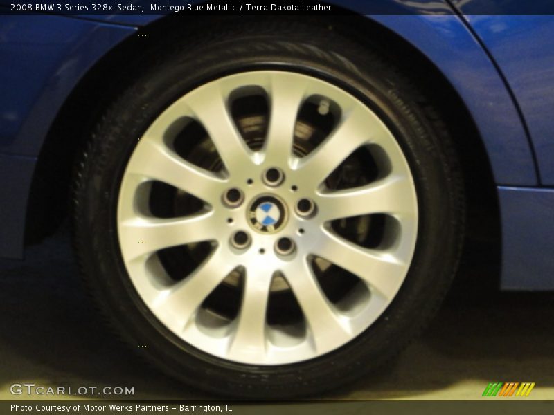 Montego Blue Metallic / Terra Dakota Leather 2008 BMW 3 Series 328xi Sedan