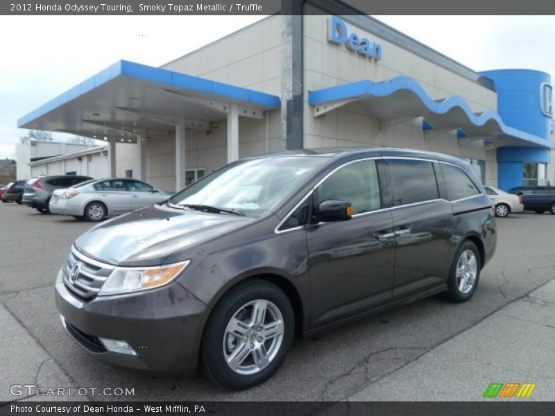 Smoky Topaz Metallic / Truffle 2012 Honda Odyssey Touring