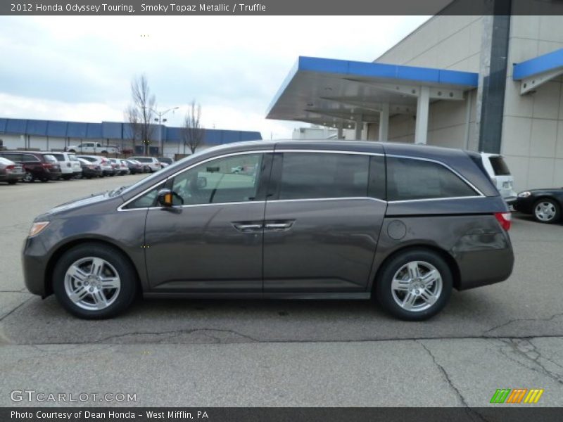 Smoky Topaz Metallic / Truffle 2012 Honda Odyssey Touring