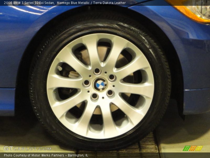 Montego Blue Metallic / Terra Dakota Leather 2008 BMW 3 Series 328xi Sedan
