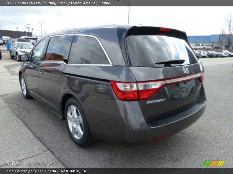 Smoky Topaz Metallic / Truffle 2012 Honda Odyssey Touring