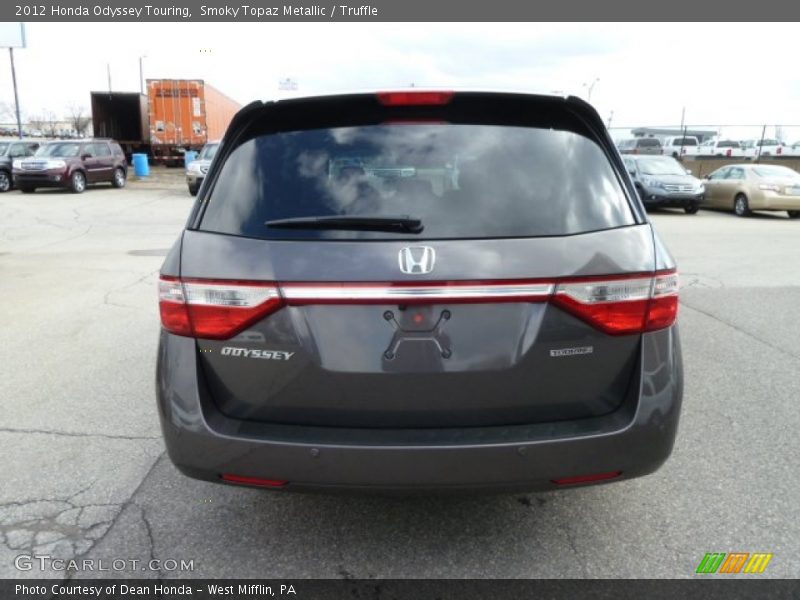 Smoky Topaz Metallic / Truffle 2012 Honda Odyssey Touring