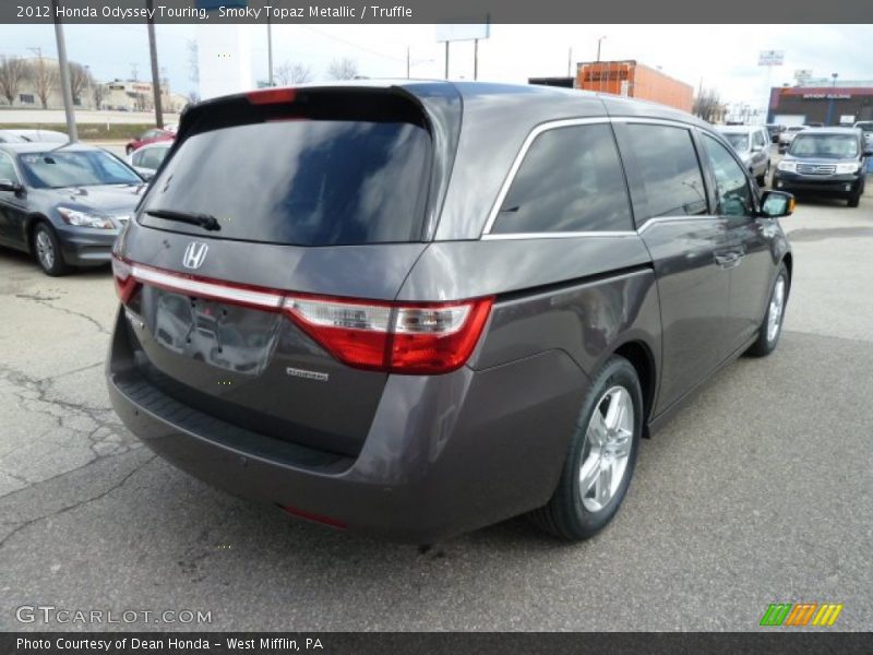 Smoky Topaz Metallic / Truffle 2012 Honda Odyssey Touring